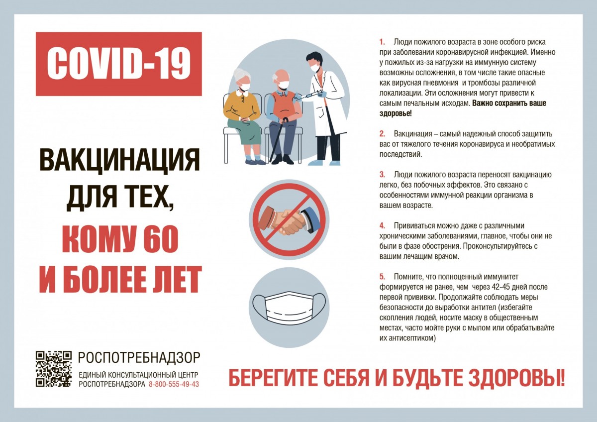 Вакцинация 60+, Новости больницы